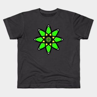 Jamaican Colors Atom - Jamaican Flower Kids T-Shirt